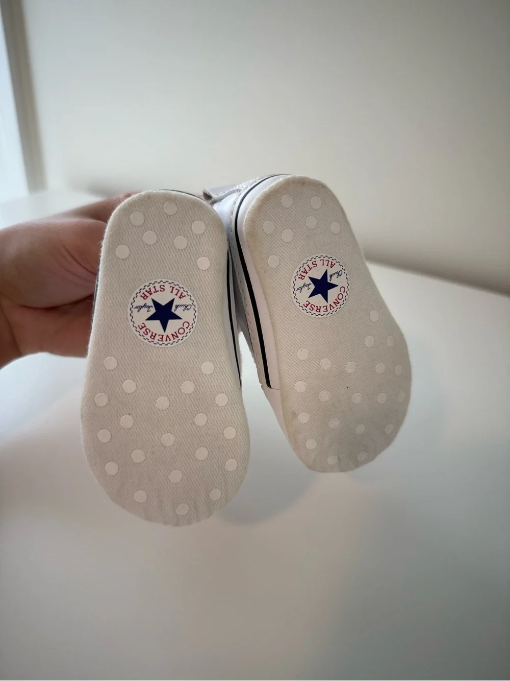 Converse All Star White Crib Shoes